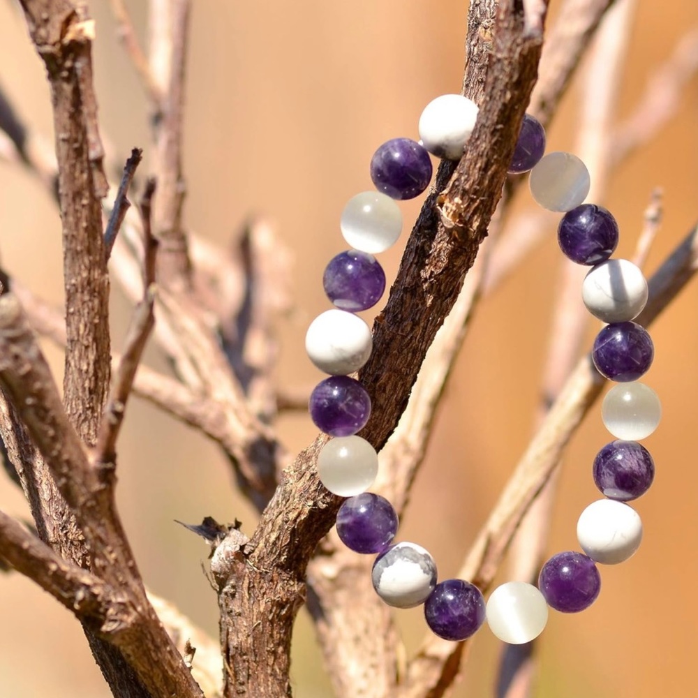 🆕New Insomnia Relief 8mm Healing Gemstone Bracelet